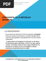 Hidrografía de La Republica Argentina