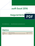 Excel Core 2016 Lesson 11