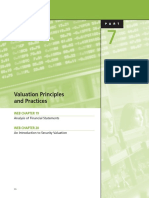 Valuation Principles and Practices: Analysis of Financial Statements