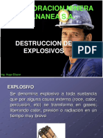Destruccion de Explosivos