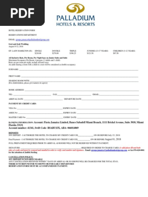 Hotel Reservation Form