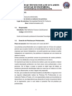 Plan de prácticas pre profesionales en la Municipalidad de Tamburco