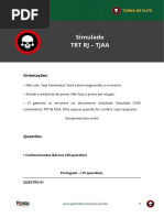 Simulado Sem Comentarios Trt Rj Tjaa