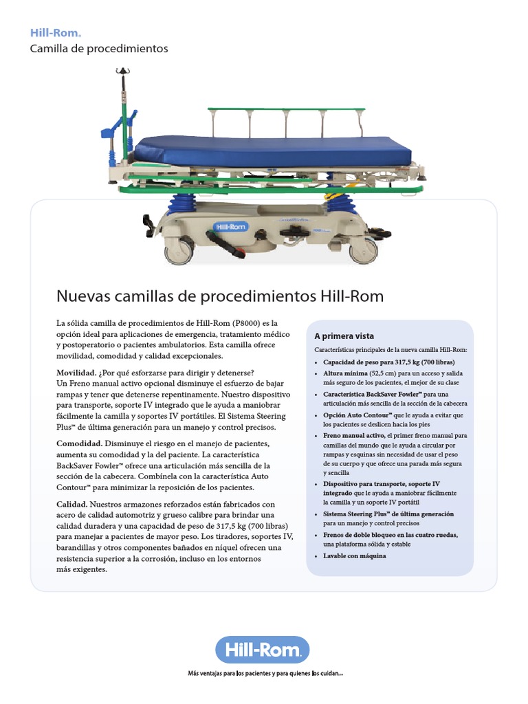 Hill Rom p8000 Carat Tecnicas | PDF