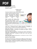 Trabalho Saude Mental