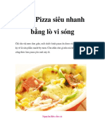 Lam Pizza Sieu Nhanh Bang Lo Vi Song