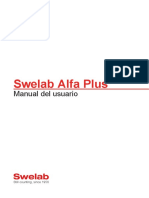 Swelab Alfa Plus User Manual V13 ES