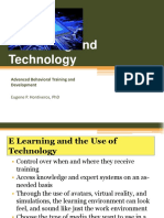 E Learning and Technology