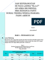 Asuhan Keperawatan Gerontik Pada Lansia