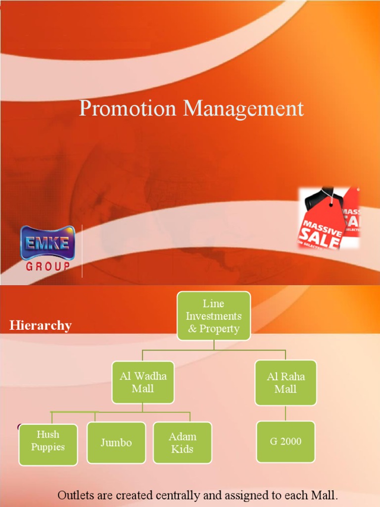 Mall Promotion Management Overview | PDF