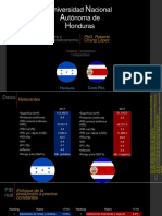 Comparativo Honduras Vrs Costa Rica