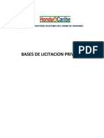 Bases de Licitacion Honducaribe PDF