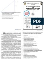 Examen de Comprension Lectora 6to Grado 2013