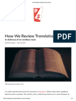 Stromberg - How We Review Translations - Public Seminar PDF