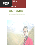 Mekân Ve İnsan: Aki̇f Emre Şehi̇r Akademi̇ Dersi̇ Notlari