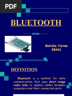 Bluetooth: Malvika Verma 28441