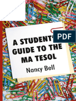 A Student's Guide To The MA TESOL-Palgrave Macmillan UK (2009)