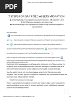 7 Steps For SAP Fixed Assets Migration in SAP - SAP Expert