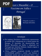 SalazarMussoliniRegimes