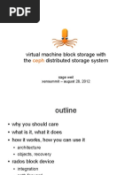 Virtual Machine Block Storage With The Distributed Storage System