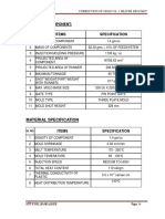 Details of Component:: Material Specification