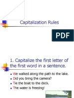 Capitalization Rules