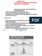 Indices de Capacidad y Análisis de Tolerancias