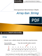 Array Dan String