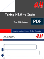 Taking H&M To India: The CBR Analysis