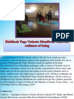 Rishikesh Yoga Vedanta Mandiram Cultivate Radiance of Being