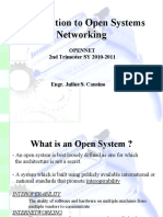 Intro To Open Systems