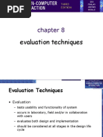 HCI-lecture Chp9 (Evaluation Techniques)