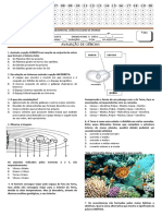 Avaliação Ciências 6º Ano 1º Bimestre Jorge