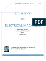 Electrical Machine-II Lecture Notes