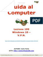 Guida al Computer - Lezione 195 - Windows 10 -  V.P.N.