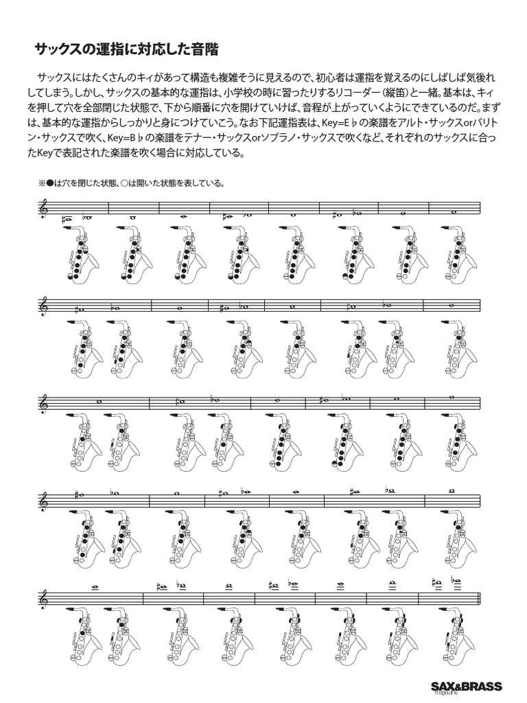 スタウト シリアル 襲撃 アルト サックス の 運 指 表 Lifestep Jp