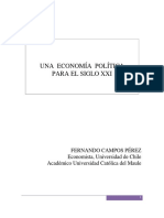 Fernando Campos Una Economía Política Para El Siglo Xxi