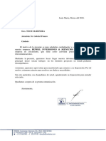 Carta Presentacion Rendel Inversiones y Servicios SAC