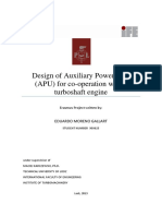 Design of Auxiliary Power Unit (APU) For Co-Operation With Turboshaft Engine