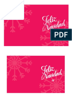 Tarjetas Navidad Imprimir PDF