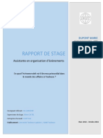 Page de Garde de Rapport de Stage Exemple 3