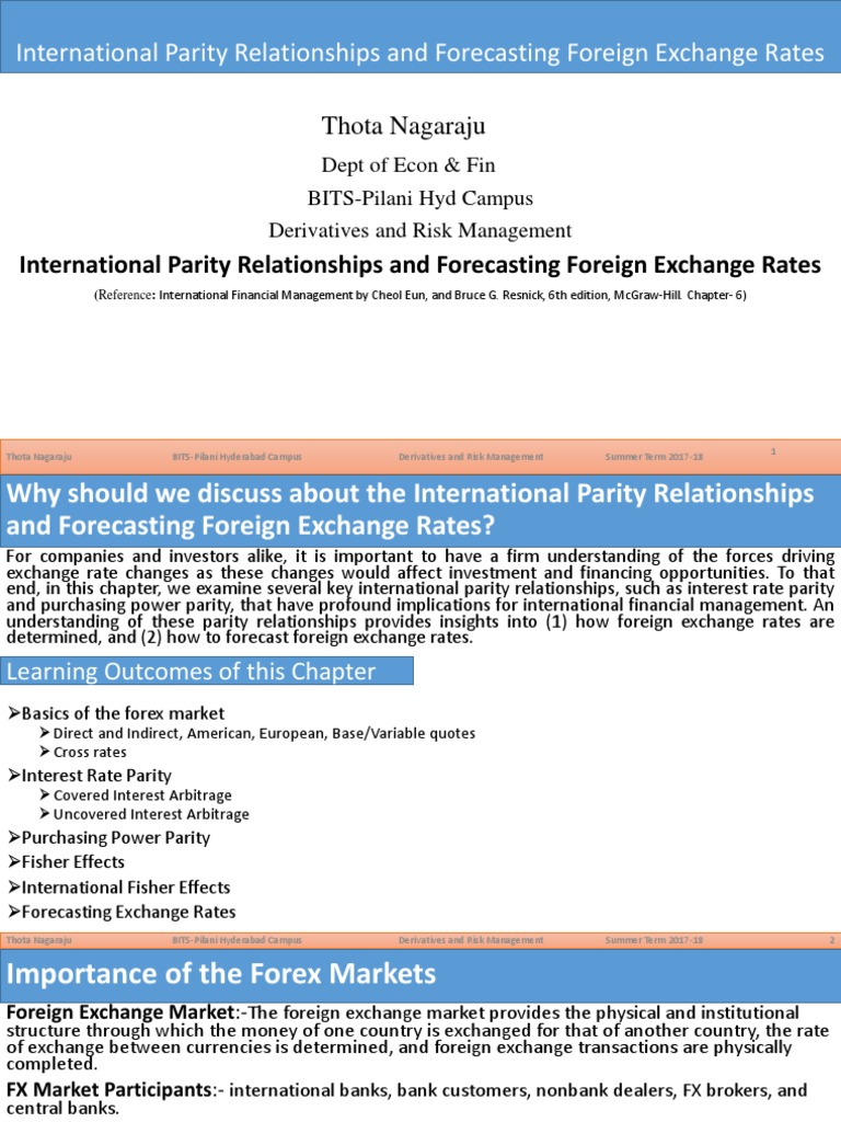 International Parity Relationships 1 PDF | PDF | Purchasing Power ...