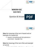 IGC 1 - Past Questions With Answers