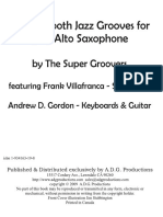 The Super Groovers - Ultra Smooth Jazz Grooves For Contemporary Saxophone PDF