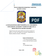Sistematización Profocom u. e. Antonio Quijarro