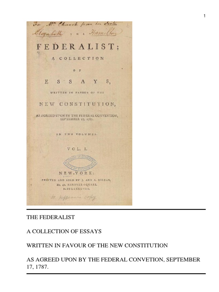 impeachment federalist papers