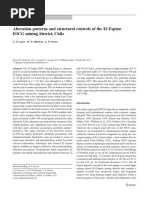 Alteration Patterns and Structural Controls of The El Espino IOCG Mining District, Chile