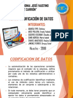 Codificación de datos en la Universidad Nacional José Faustino Sánchez Carrión