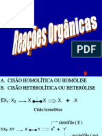 Reações de substituição em compostos orgânicos