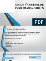 Prevención y Control de Daños No Transmisibles